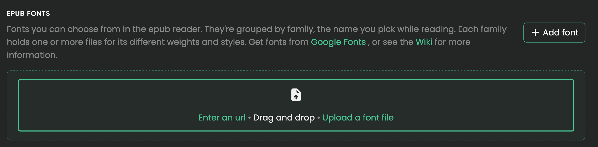 Font Upload
